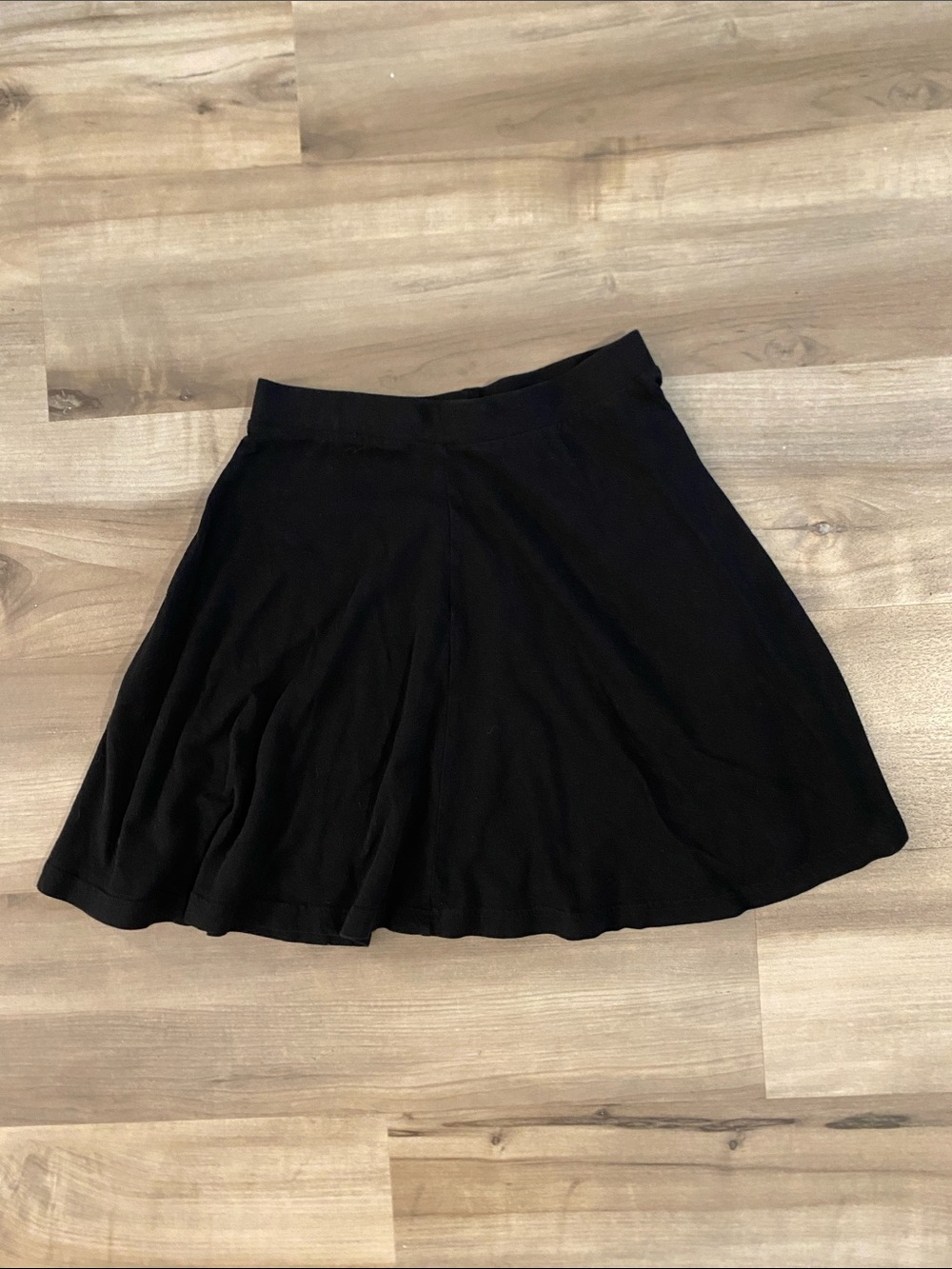 Express High Waist A-line Flowy Black Skirt